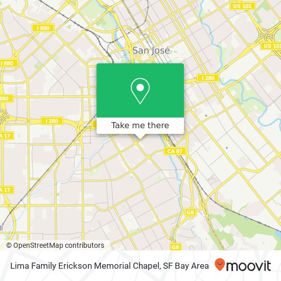 Mapa de Lima Family Erickson Memorial Chapel