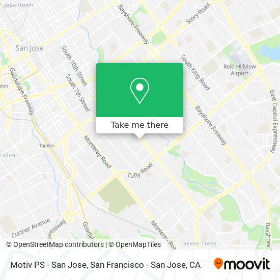 Motiv PS - San Jose map
