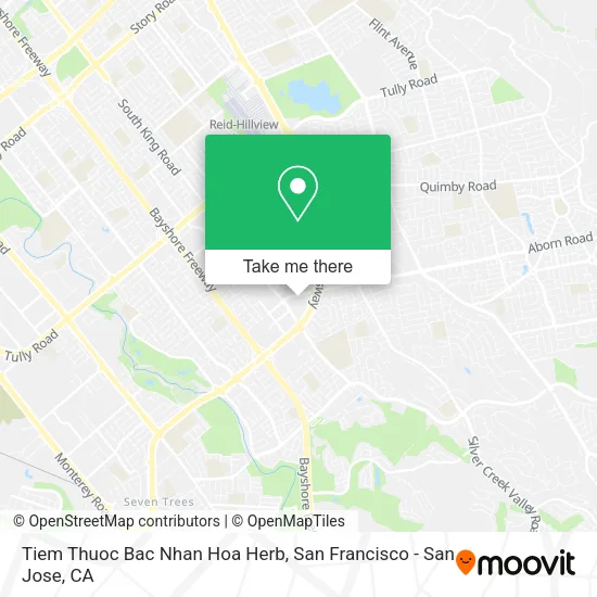 Mapa de Tiem Thuoc Bac Nhan Hoa Herb