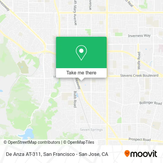 Mapa de De Anza AT-311