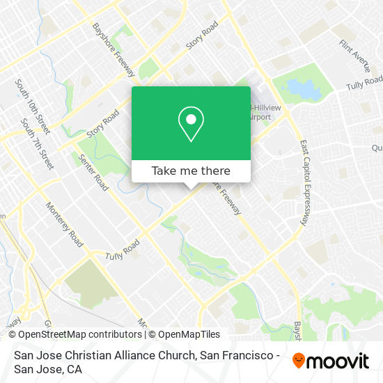 Mapa de San Jose Christian Alliance Church