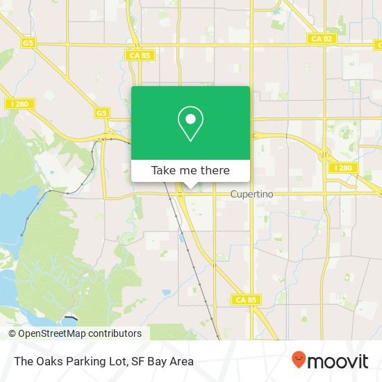 Mapa de The Oaks Parking Lot