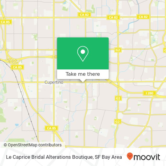 Mapa de Le Caprice Bridal Alterations Boutique