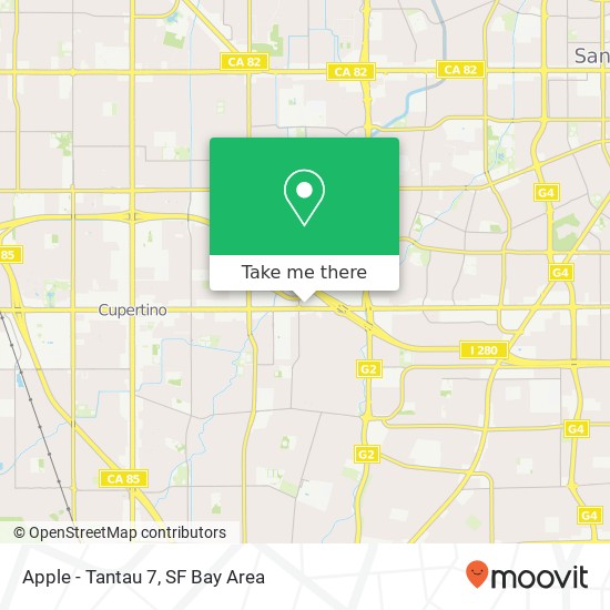 Mapa de Apple - Tantau 7