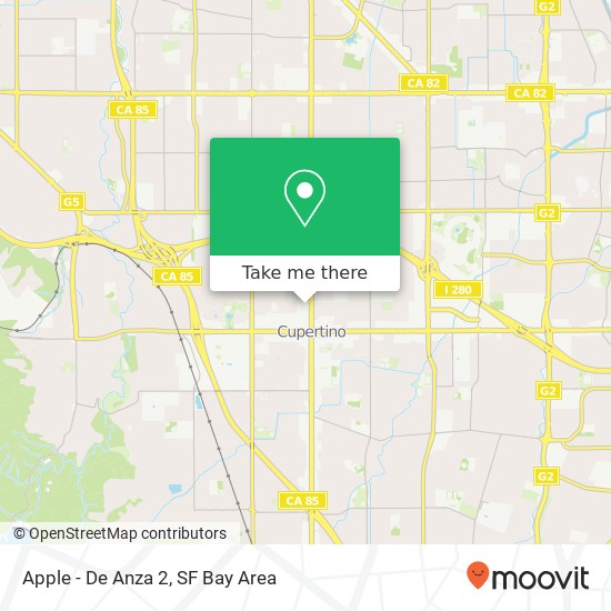 Apple - De Anza 2 map