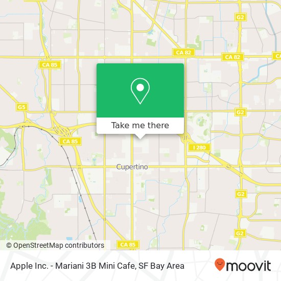 Apple Inc. - Mariani 3B Mini Cafe map