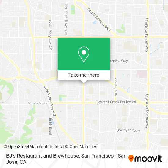 BJ's Restaurant and Brewhouse map