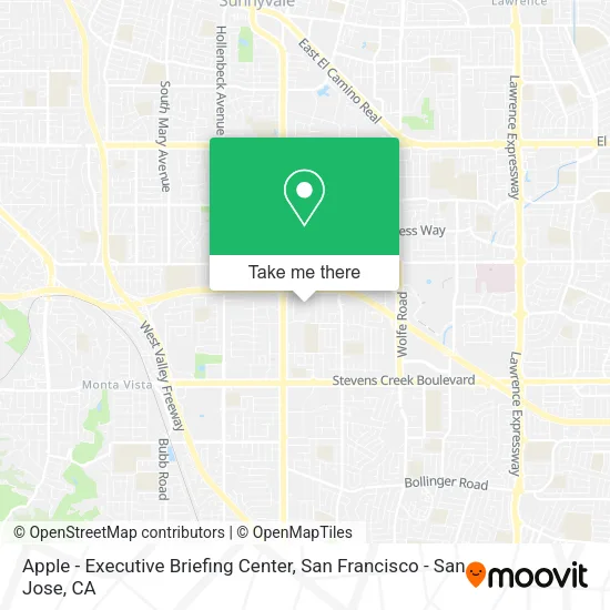 Mapa de Apple - Executive Briefing Center