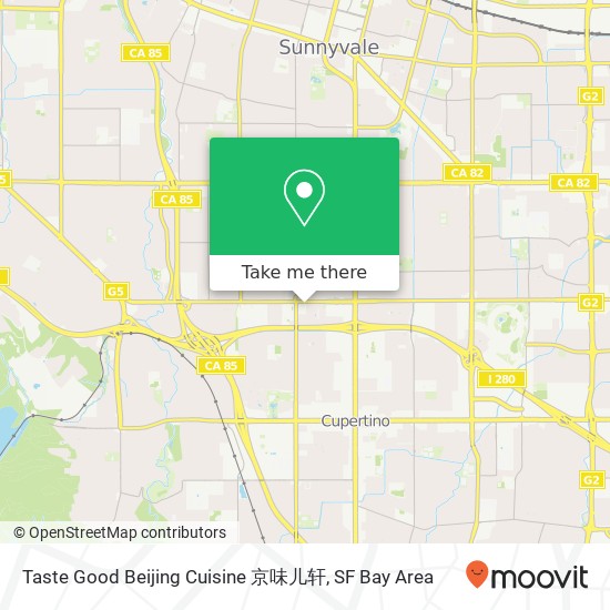 Mapa de Taste Good Beijing Cuisine 京味儿轩