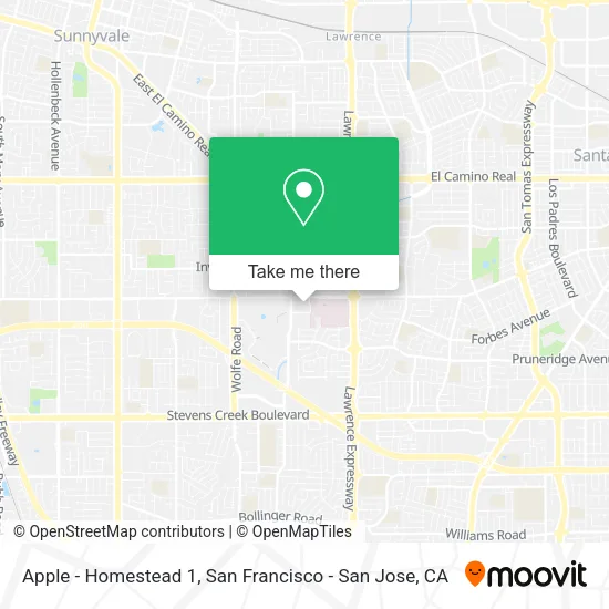 Mapa de Apple - Homestead 1