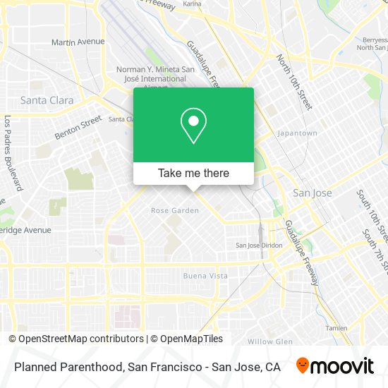 Mapa de Planned Parenthood