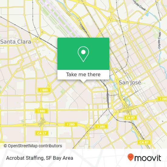 Mapa de Acrobat Staffing