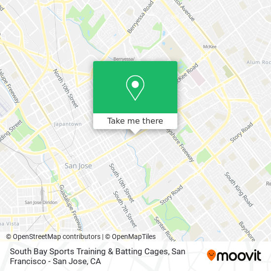 South Bay Sports Training & Batting Cages map