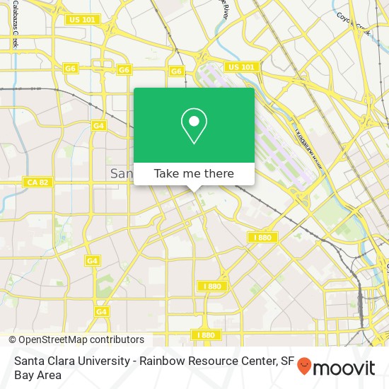 Santa Clara University - Rainbow Resource Center map