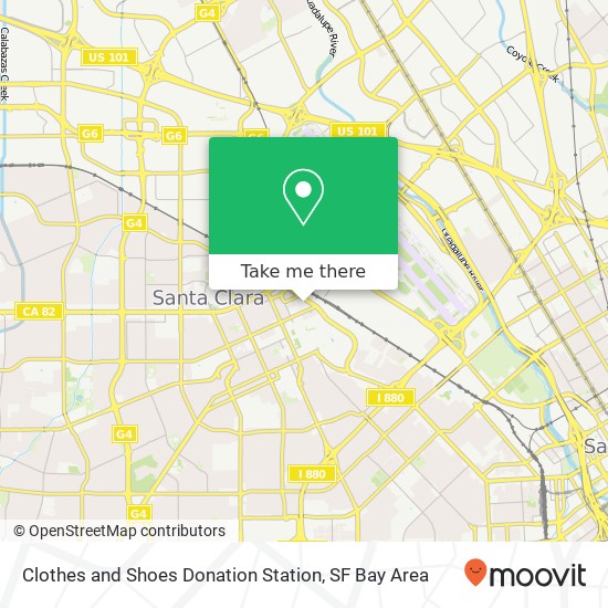 Clothes and Shoes Donation Station map