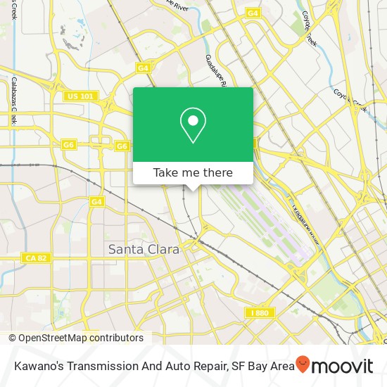 Kawano's Transmission And Auto Repair map