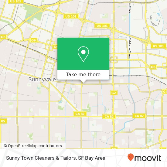 Sunny Town Cleaners & Tailors map