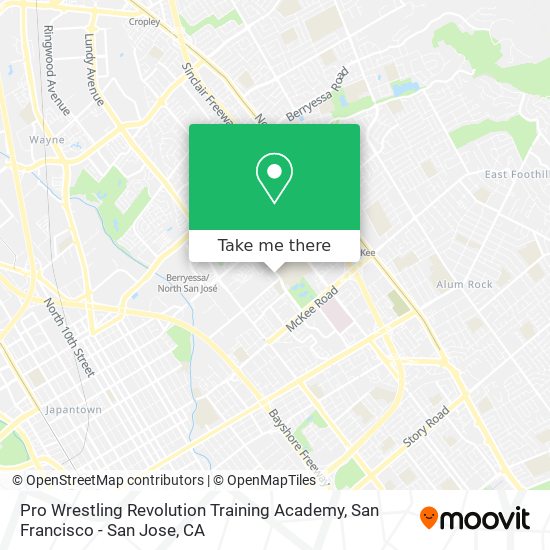 Mapa de Pro Wrestling Revolution Training Academy