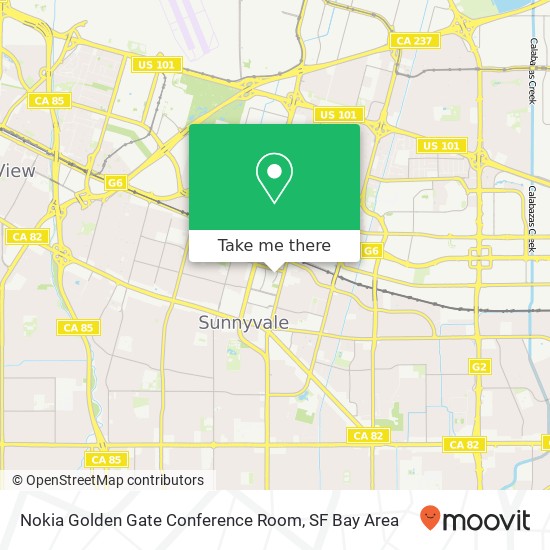 Mapa de Nokia Golden Gate Conference Room