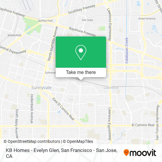 Mapa de KB Homes - Evelyn Glen