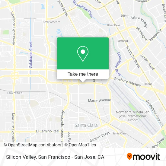 Silicon Valley map