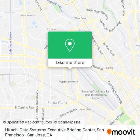 Hitachi Data Systems Executive Briefing Center map