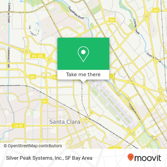 Mapa de Silver Peak Systems, Inc.