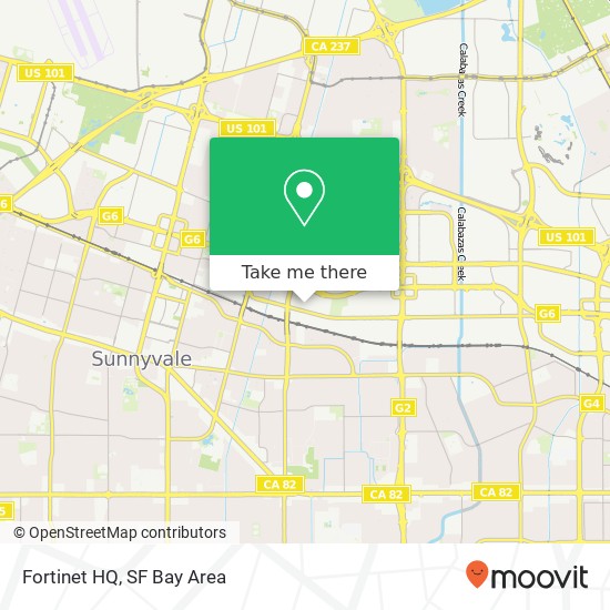 Mapa de Fortinet HQ