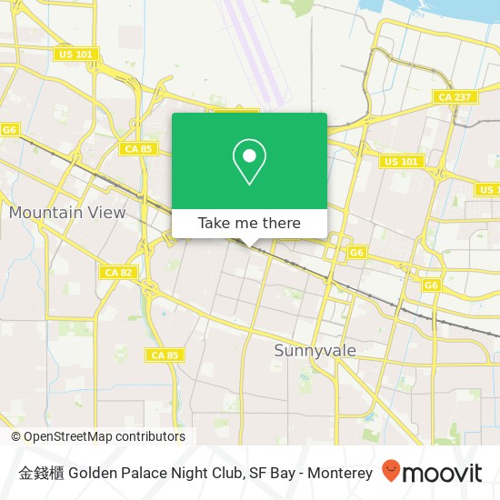 Mapa de 金錢櫃 Golden Palace Night Club