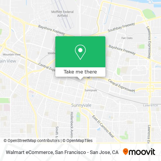 Walmart eCommerce map