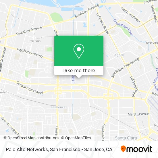 Mapa de Palo Alto Networks