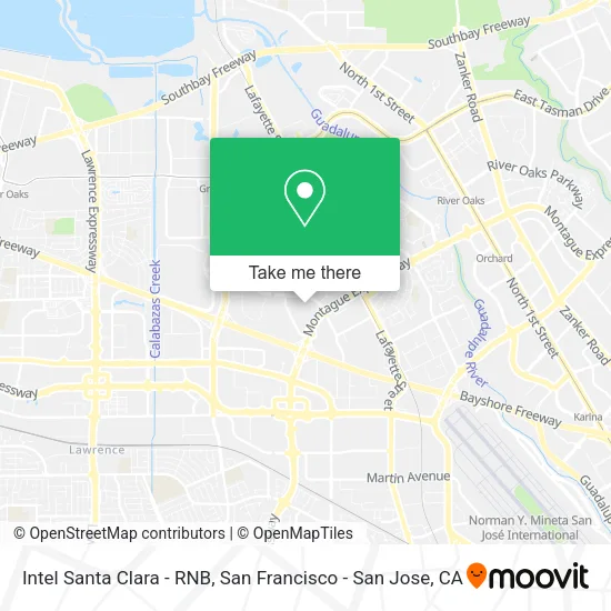 Mapa de Intel Santa Clara - RNB
