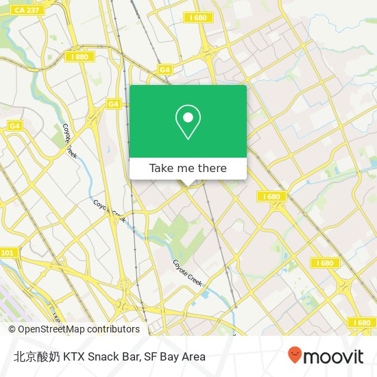 北京酸奶 KTX Snack Bar map