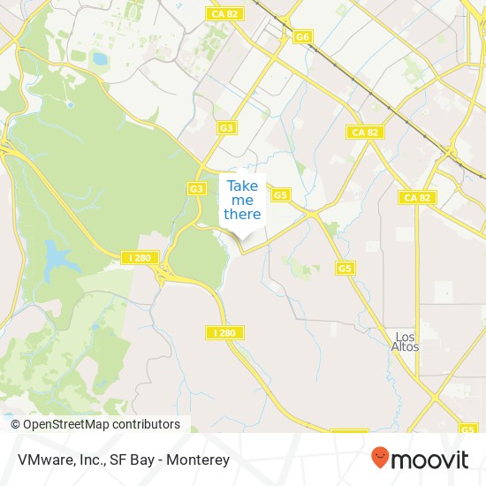 VMware, Inc. map