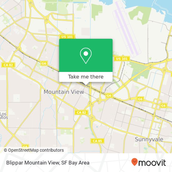 Blippar Mountain View map