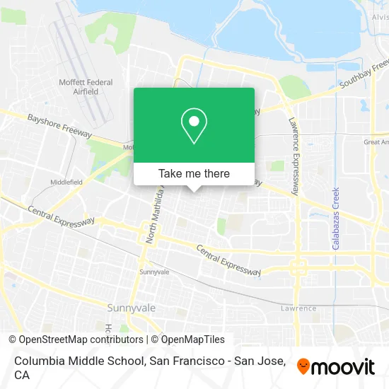 Mapa de Columbia Middle School