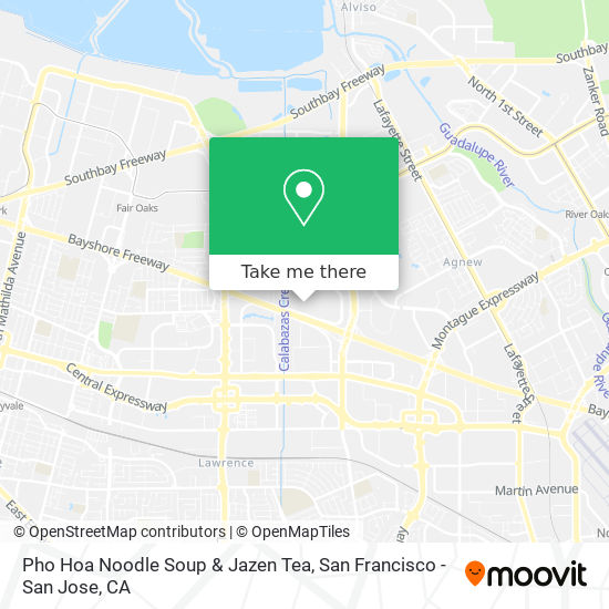 Mapa de Pho Hoa Noodle Soup & Jazen Tea