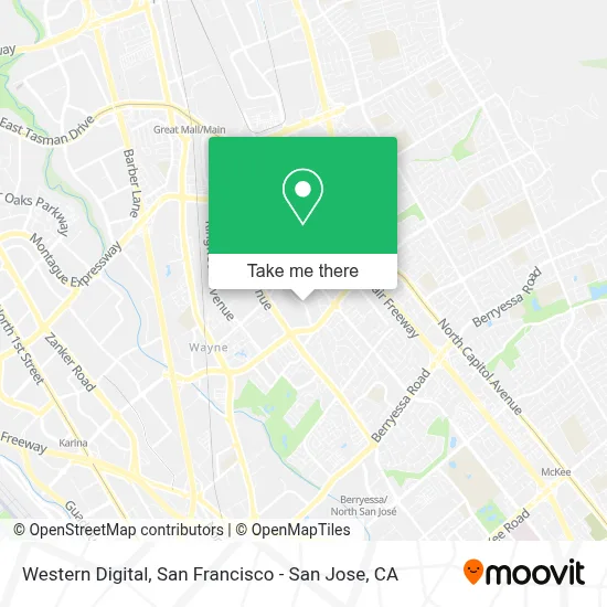 Western Digital map