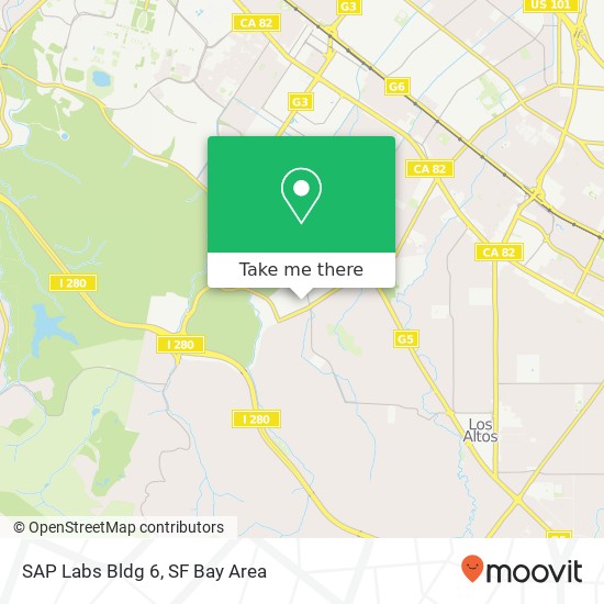 SAP Labs Bldg 6 map