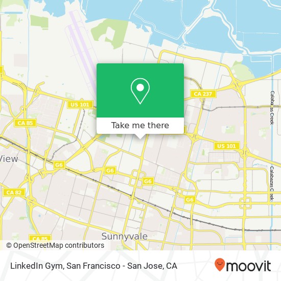 LinkedIn Gym map