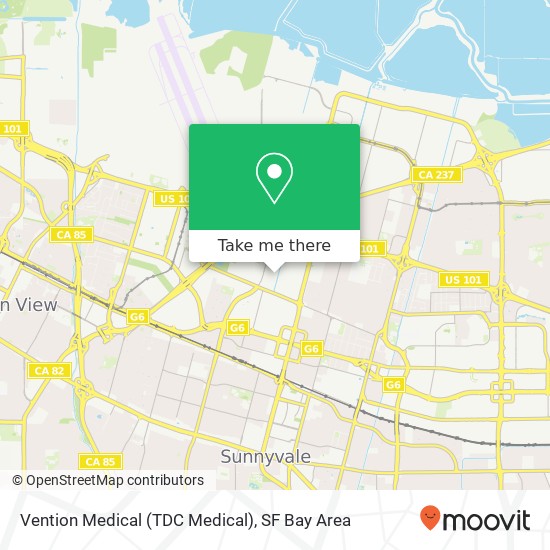 Mapa de Vention Medical (TDC Medical)