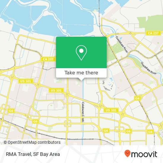 RMA Travel map