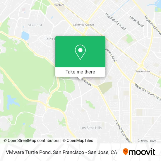 Mapa de VMware Turtle Pond