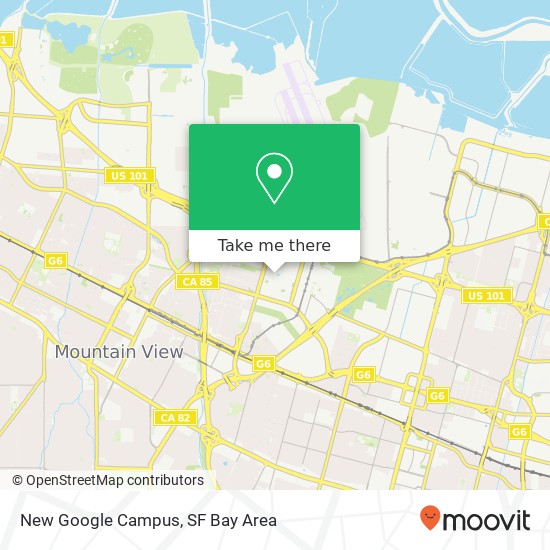 Mapa de New Google Campus
