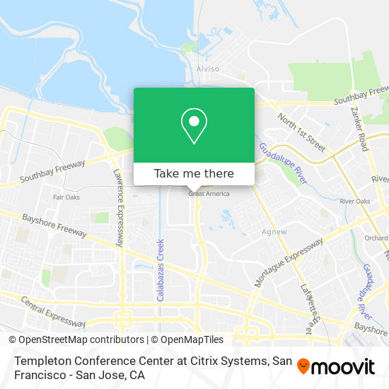 Mapa de Templeton Conference Center at Citrix Systems