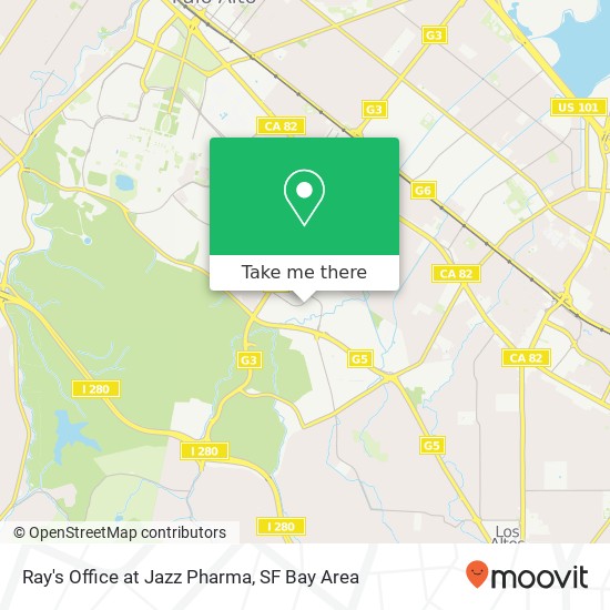 Ray's Office at Jazz Pharma map