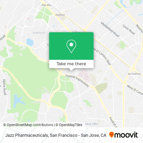 Jazz Pharmaceuticals map