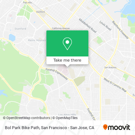 Bol Park Bike Path map