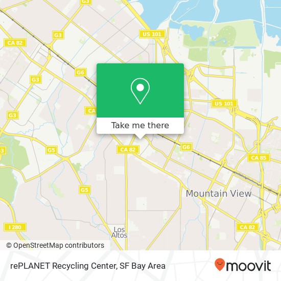 Mapa de rePLANET Recycling Center