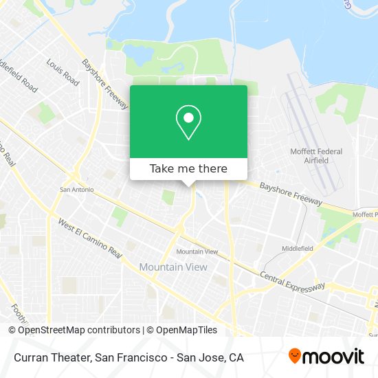 Mapa de Curran Theater